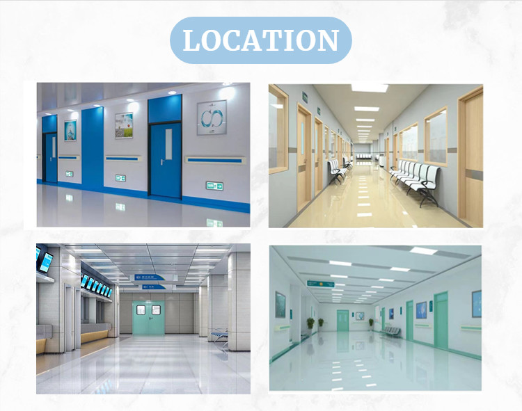 Aluminum Automatic Pharmaceutical Clean Room Door 1.0mm For Hospital Laboratory