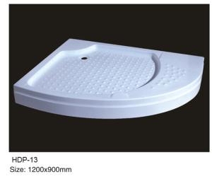 China Acrylic shower tray, shower basin,acrylic shower base HDP-13 wholesale