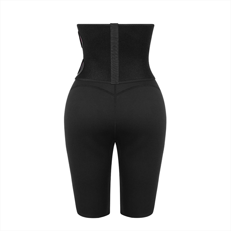 Women's Waist Trainer Neoprene Body Shaper Shorts with Tummy Control and Sauna Effect