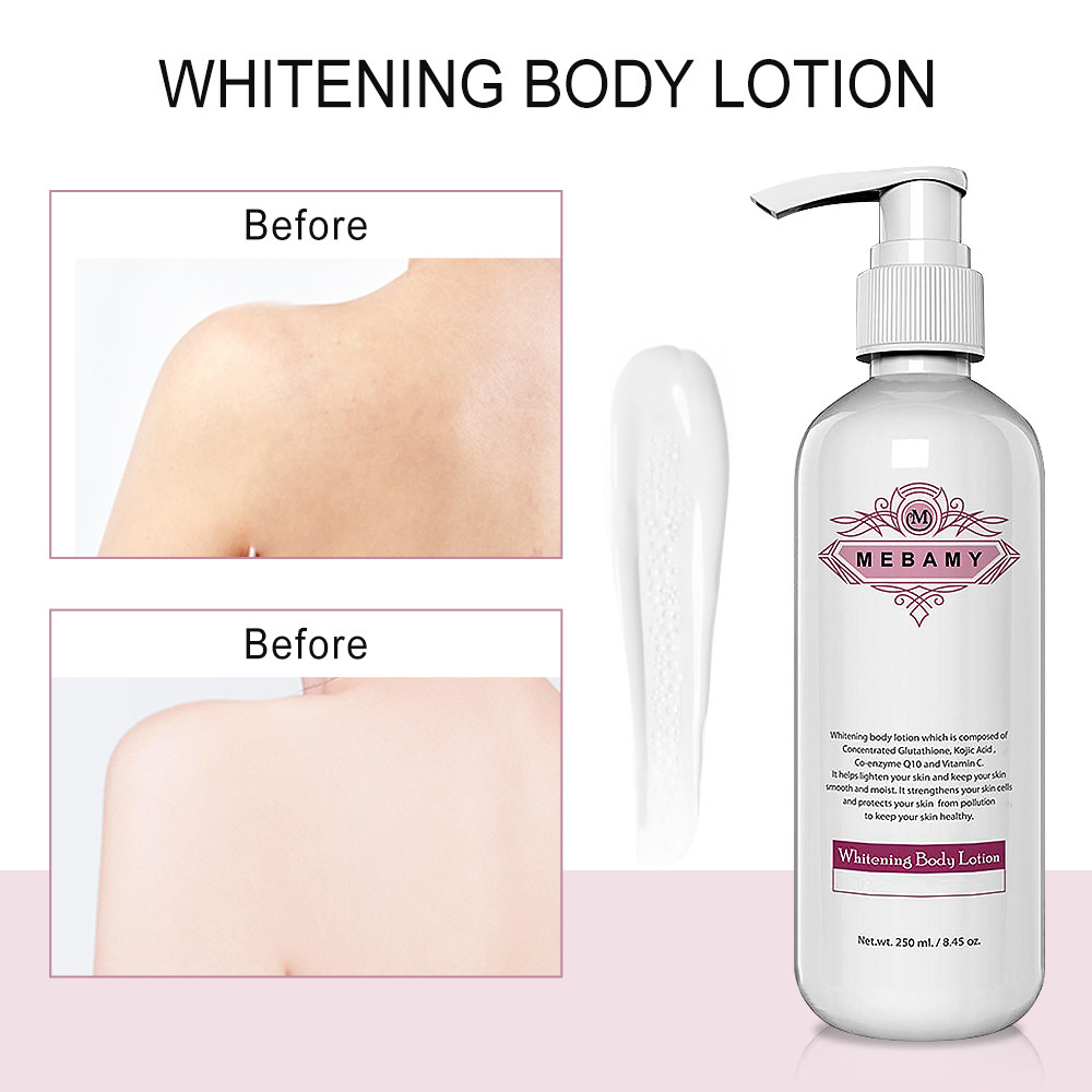 Organic Whitening Moisturizing Fair And White Body Cream Hand And Body Lotion Brightening Whitening Body Lotion 250ml