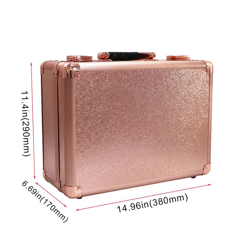 Easy Organizing Cosmetic Beauty Case Impact Resistance For Makeup Artists