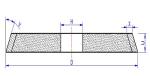T.C.T Saw Blade Vitrified 1A1 Diamond Grinding Disc