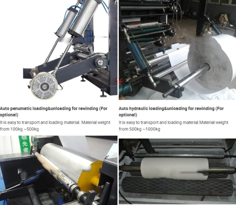 2 Color Flexographic Printing Machine for Plastic Film, Paper, Aluminum Foil, Non Woven Fabric and Paper Rolls