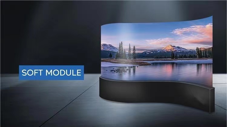 Flexible LED Display 320mm*160mm Flexible Full Color Curved Programmable LED Display Soft Module Video