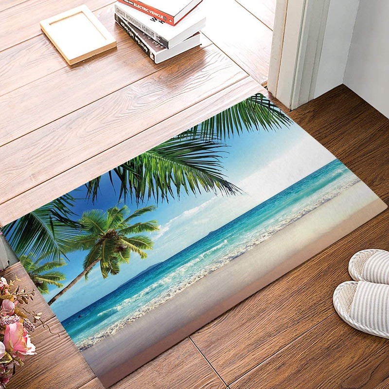 Minglu BFM-004 Rubber Non Slip Door Mats Kitchen door mat Absorbent Indoor Bathroom Floor Mat