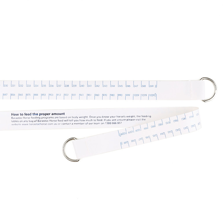Wintape PVC Fiberglass Livestock Horse Weight Formula Measure Tape，Metric Centimeter Kilogram Horse Measuring Tape