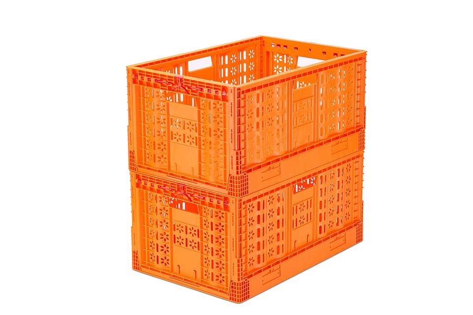 Stackable Collapsible Plastic Crates The Ultimate Solution for Fruit Vegetable Moving