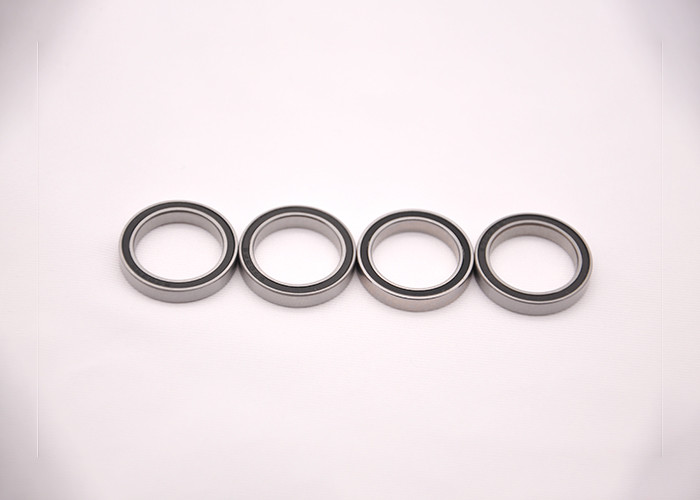 2RS Shield Size 15*21*4mm Miniature Ball Bearings High Rotating Speed With Small Torque