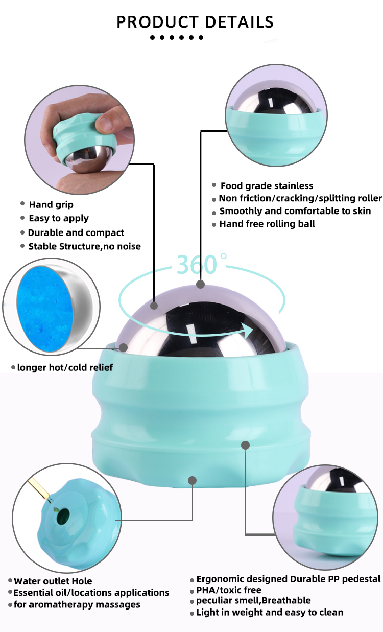 Fitness Cryosphere Cold Massage Roller Ball Customized Logo