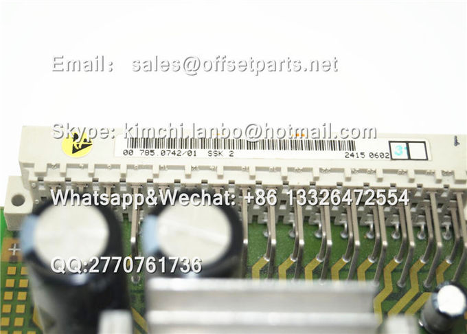 00.785.0742/01 SSK2 circuit board card for offset press printing machine spare part