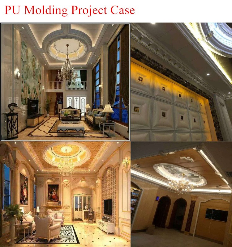 Factory price light weight easily installation PU Cornices