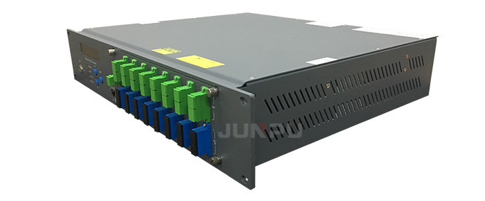 High Power FTTH Wdm Edfa 1550 Catv Amplifier 16 Port 17db For Triple Play Network
