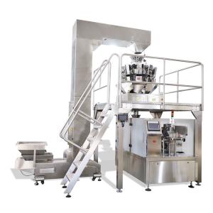 China Multifunction Frozen Food Premade Bag Packaging Machine PLC Control wholesale