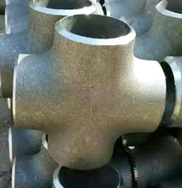 Weld Metal Carbon Steel 4 Way Cross Pipe Connector Fittings MSS SP75 Gr B
