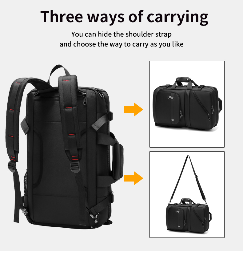 Multifunctional Waterproof Business Backpack Accept Customizable Logo