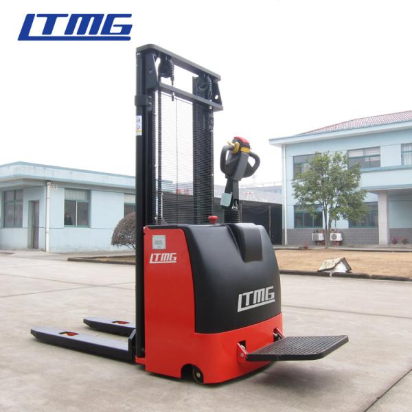 Quality 1500kg Full Electric Pallet Stacker Truck 4.5m Lifting Height AC Motor for sale