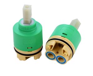 China 40mm Shower Valve Cartridge Replacement , Single Seal Kitchen Tap Cartridge wholesale