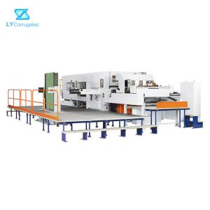 China 60KW Carton Box Machine , 1700mm Cardboard Box Die Cutting Machine wholesale
