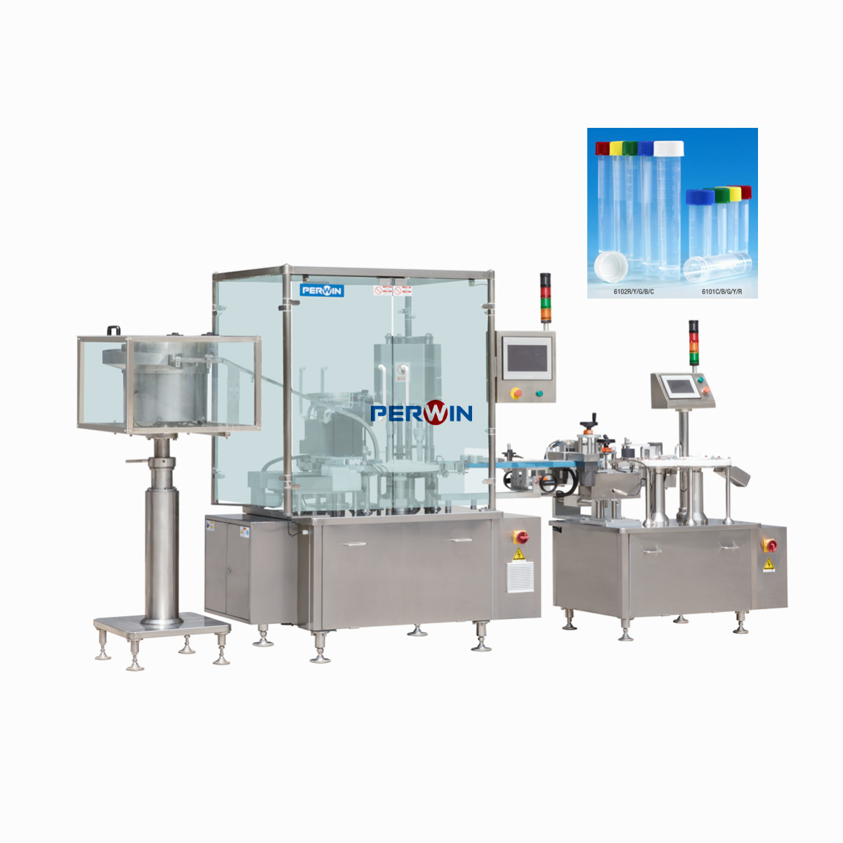 Sampling Tube 3ml 0.8Mpa Pharma Liquid Vial Filling Machine