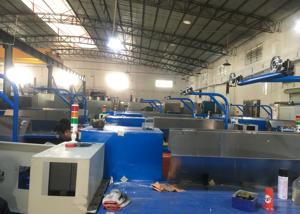 Plastic Copper Wire Drawing Machine With Annaeler