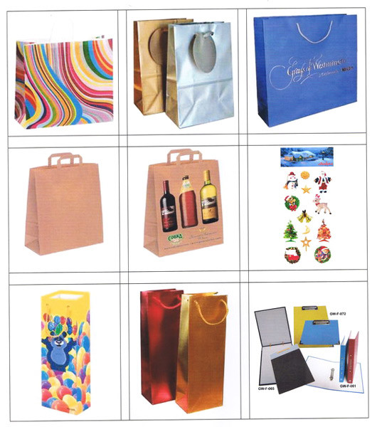 Manufacturer customized with cotton handle shopping paper bag for clothing shop gift promotion