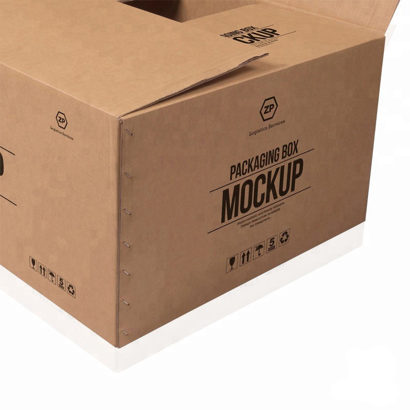 OEM ODM Kraft Custom Corrugated Cardboard Boxes 58cm×42cm×15cm