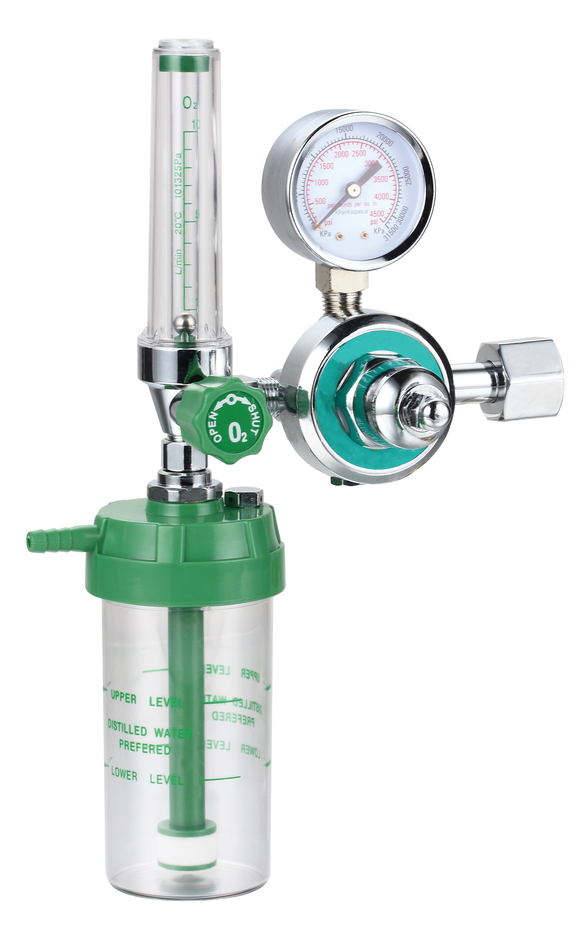 Chrome - Plated Medical Oxygen Inhaler Easy Cleaning For Hospital / Household
