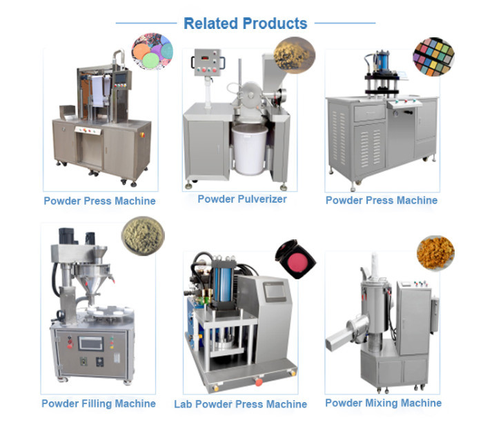 Top Mixing Type Eye Shadow Powder Sifter Sieve Machine 80 Mesh