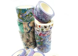 China Decorative Gold Foil Printing Patterned Washi Tape wholesale