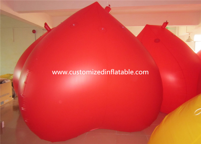 Giant Inflatable Holiday Decorations Hanging Heart Helium Balloons