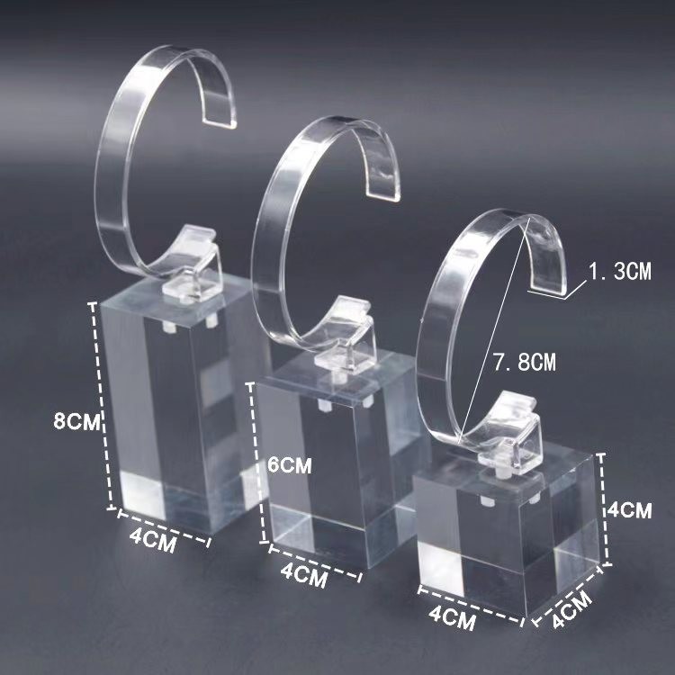 Transperant Acrylic Watch Display Stand For Jewelry Photography And Exhibition