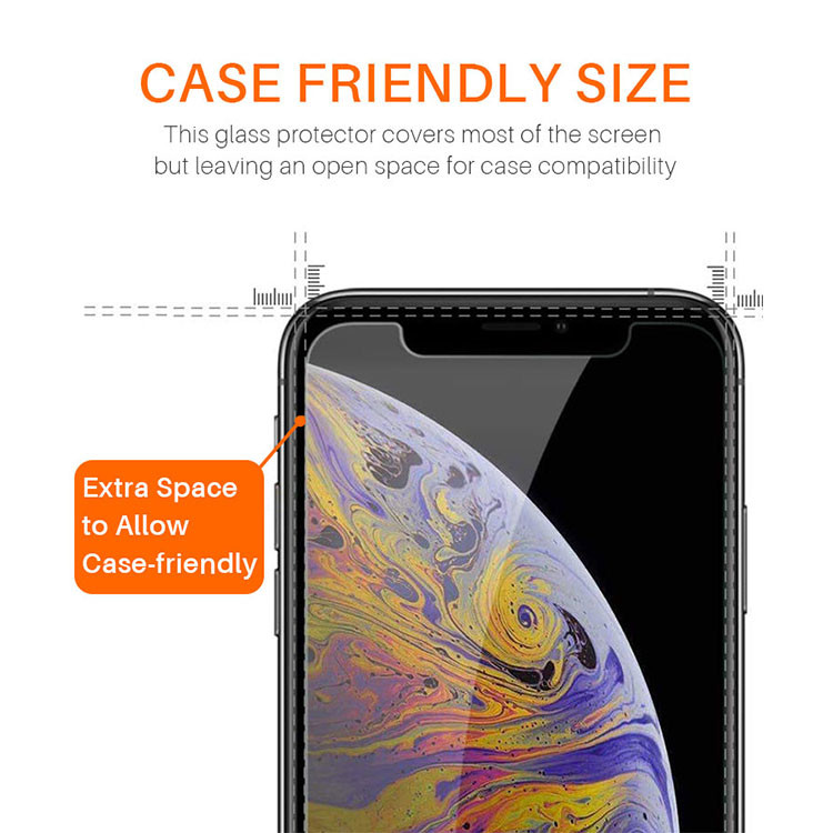 Anti Scratch Screen Protector 0.33mm Privacy Bubble Free Tempered Glass