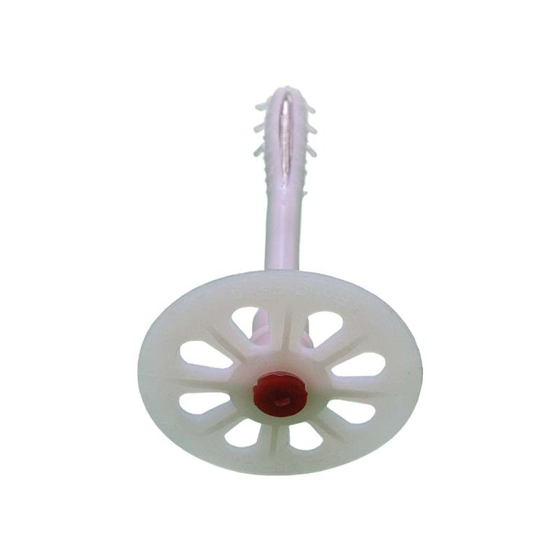 60mm Wall 50mm Plastic Insulation Anchors With Steel Nail