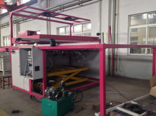 thick sheet vacuum thermoforming machine