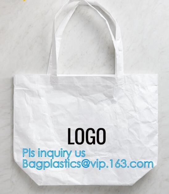 Dupont Tyvek PU coated shopping bag PU coated Tyvek bag PU coated tyvek eco bag,Tote Bag Cotton With Logo Printing Tyvek