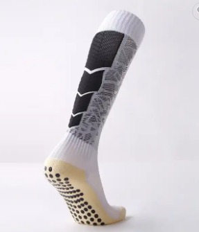 Breathable High Knee Soccer Socks with Custom Anti-Slip Design and Standard Thickness