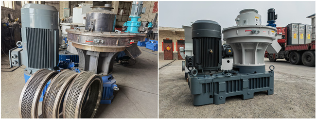 132KW Vertical Ring Die Wood Pellet Mill Machine 2t/h production capacity