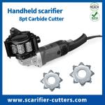 Handheld Concrete Metal Scarifier Planer 8pt Heads Cutters Complete Cages