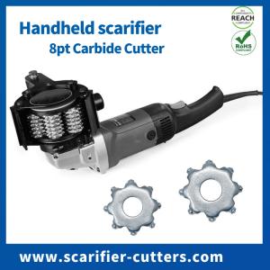 China Handheld Concrete Metal Scarifier Planer 8pt Heads Cutters Complete Cages wholesale