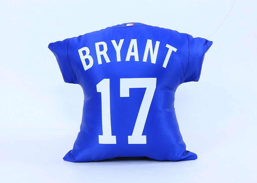 Invisible Zipper Sport Fans Decorative Cushions Pillows Jersey Shape Breathable
