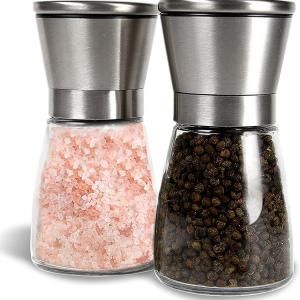 China Stainless Steel 132mm 235g 170ml Shaker Salt Grinders wholesale