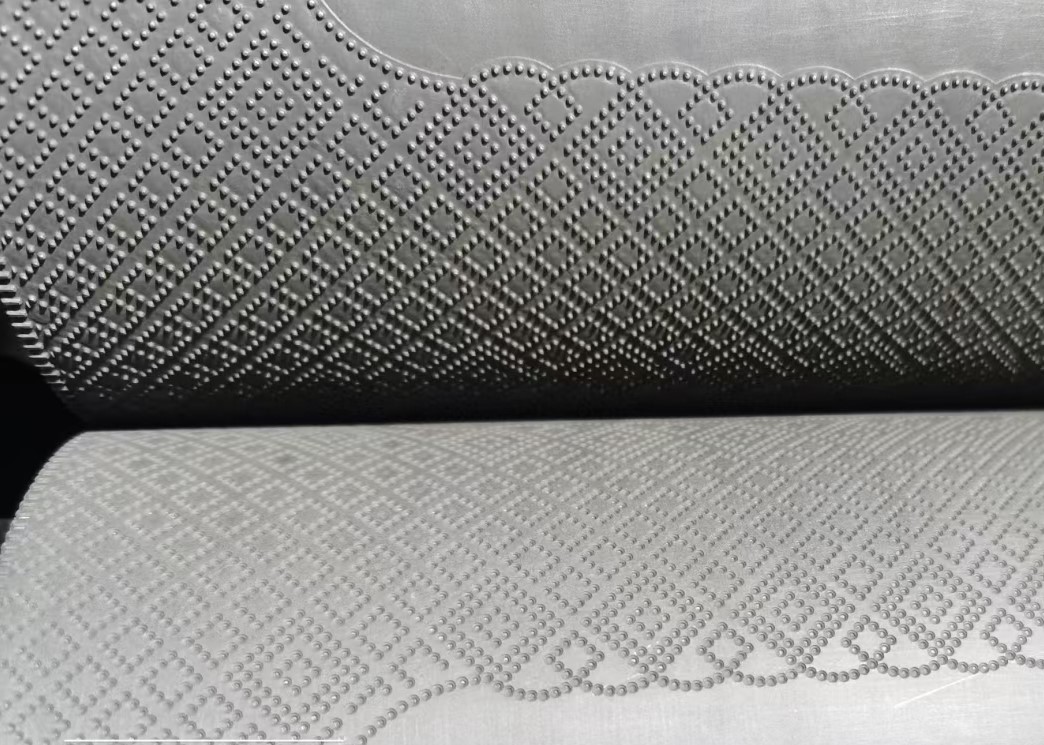 Customized Tissue Paper Embossing Rolls Steel To Steel