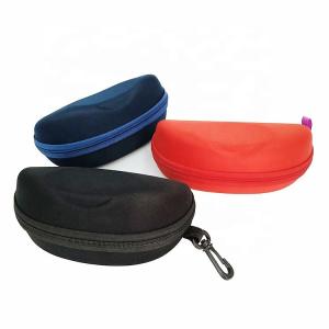 China Lightweight EVA Zipper Sunglasses Case Custom Logo Scratch Resistant wholesale