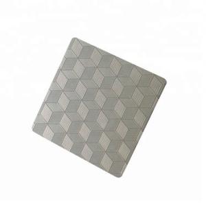 China Stamping Embossed Stainless Steel Sheet AISI 304 316L 201 Material wholesale