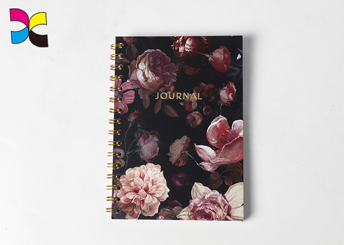 Coated Art Paper Spiral Notebook Printing Journey With Kraft Paper Back Cover