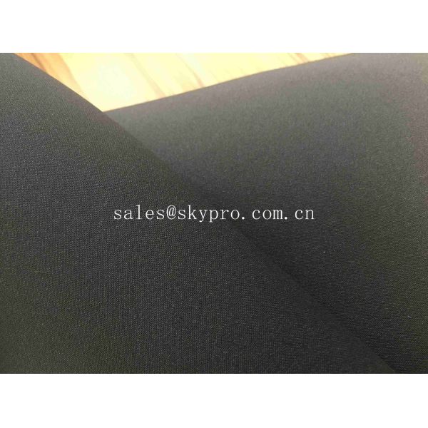 4mm 5mm Super Stretch Flexibility Nylon Double Lined Fabric Smooth Rough Embossed CR Neoprene Rubber Sheet