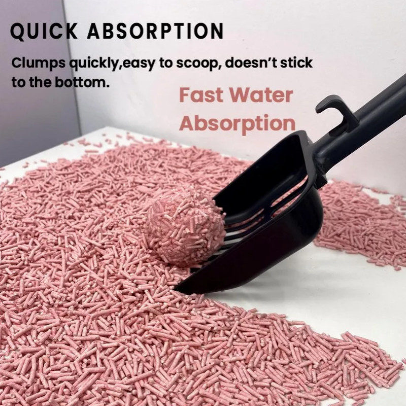 OEM Best Peach Cat Litter Original Natural Hard Clumping Odor Control Flushable