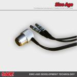 Standard Small Diameter Ultrasonic Thickness Gauge Probe High Performance