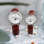 Miyota 6P20 Quartz Wrist Watch 3BAR Water Resistance For Couple