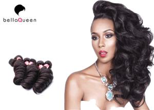 China Curly Natural 7A European Virgin Hair , 10 inch - 30 inch Lady Hair Extensions wholesale
